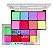 Bella Femme - Paleta de Sombras Coloridas Neon - 6 Und - ( Validade : 07/25) - Imagem 2
