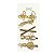 Importado - Kit 5 Presilhas para Cabelo Borboleta HP1317 - Imagem 3