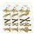 Importado - Kit 5 Presilha p/ Cabelo Borboleta HP1317 -12Kit - Imagem 2