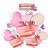 Meilys - Kit 9 Esponjas Pote Coração MAC341 - 6 Kits - Imagem 3