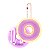 Pink 21 - Lip Balm Donut Lover Chaveiro CS5027 - 4 Und - Imagem 6