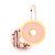 Pink 21 - Lip Balm Donut Lover Chaveiro CS5027 - 4 Und - Imagem 4