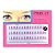 Pink 21 - Cilios Posticos 60 Tufos HB87227 - 14mm - Imagem 2