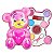 Goal Kids - Kit de Maquiagem Infantil Urso Espelho - 6 Und - Imagem 2