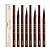 Ruby Rose - Caneta Delineador GLASS Marrom DARK - 12 Und - Imagem 4