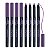 Fenzza - Lapis Delineador Metalico Star Roxo FZ14038 - 6 Und - Imagem 1