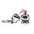 Mia Make - Lip Oil Metalic Bear Urso Prata Chaveiro 521 - Imagem 5