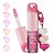 Hudamoji - Lip Gloss Perolado Coração e Chaveiro - Imagem 2