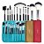 Meilys - Kit 12 Pincel Profissional com Estojo MKP1641 - Imagem 1