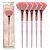 Pink 21 - Pincel Leque para Blush e Iluminador HB87276 - 6 Und - Imagem 3