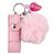 Amor e Anjo - Lip Balm com Lip Gloss Bolsinha e Chaveiro Pompom AMMF046 ( Validade: 04/2031 ) - Imagem 4
