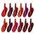 Ruby Rose - Batom Charm Lips L6001G1 -72 Und - Imagem 2