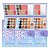 Mia Make - Estojo Multifuncional Sombras Glitter Blush e Iluminador Snow  631 - 06 Kits - Imagem 5