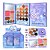 Mia Make - Estojo Multifuncional Sombras Glitter Blush e Iluminador Snow  631 - 12 Und - Imagem 1