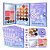 Mia Make - Estojo Multifuncional Sombras Glitter Blush e Iluminador Snow  631 - 12 Und - Imagem 8