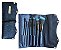 Hello Mini - Kit  de 7 Pincéis com Bolsa de Luxo Azul  Mini KT75-2 - Pacote com 6 Kits - Imagem 3