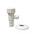 Adaptador Registro Regulador Vazão 6mm 1/4 Purificador Branco - Imagem 3