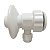 Conexão/Adaptador Para Mangueira De 3/8" (9,52mm) - Branco - Imagem 1