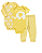 CONJUNTO 3 PEÇAS BODY E CALÇA AMARELO ELEFANTE - Imagem 1