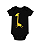 CONJUNTO 3 PEÇAS BODY E CALÇA AMARELO E PRETO GIRAFA - Imagem 3
