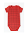 BODY MANGA CURTA VERMELHO XADREZ - Imagem 1