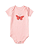 BODY MANGA CURTA ROSA POÁ BORBOLETA - Imagem 1