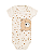 BODY MANGA CURTA BOLINHAS MARROM URSINHO - Imagem 1