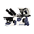 MICROSCOPIO BIOLOGICO OPTICA FINITA BINOCULAR ACROMATICO LED BIVOLT - CRAL - Imagem 3
