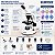 MICROSCÓPIO BIOLÓGICO MONOCULAR C AUMENTO 40X A 640X LED 1W - Imagem 5