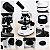 MICROSCÓPIO BIOLÓGICO MONOCULAR C AUMENTO 40X A 640X LED 1W - Imagem 7