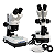 MICROSCÓPIO ESTEREOSCÓPIO BINOCULAR AUM. 20X À 80X - ILUM. 1W - Imagem 1