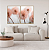 ENVIO IMEDIATO - Conjunto com 02 quadros decorativos Dente-de-leão 70x90cm (LxA) Moldura Freijó - Imagem 1