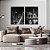 Conjunto com 02 quadros decorativos Urban Night - Imagem 2