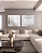 Conjunto com 02 quadros decorativos Abstrato Neutro com Detalhes em Dourado - Imagem 2
