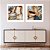 Conjunto com 02 quadros decorativos Pedras Preciosas - Imagem 1