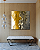 Quadro Decorativo Abstrato Dourado - Imagem 2