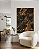 Quadro decorativo Abstrato Preto e Dourado - Imagem 4
