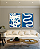 Conjunto com 02 Quadros Decorativos Abstrato Azul - Artista Vitor Costa - Imagem 1