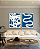 Conjunto com 02 Quadros Decorativos Abstrato Azul - Artista Vitor Costa - Imagem 2