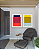 Conjunto com 02 Quadros Decorativos Geométricos Cores - Artista Vitor Costa - Imagem 2