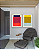Conjunto com 02 Quadros Decorativos Geométricos Cores - Artista Vitor Costa - Imagem 4
