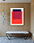 Quadro Decorativo Geométrico Azul e Vermelho - Artista Vitor Costa - Imagem 3