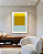 Quadro Decorativo Geométrico Azul e Amarelo - Artista Vitor Costa - Imagem 4