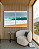 Conjunto com 02 Quadros Decorativos Suave Onda - Artista James Hilton Becker - Imagem 1