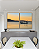 Conjunto com 02 Quadros Decorativos Amanhecer - Artista James Hilton Becker - Imagem 3