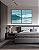 Conjunto com 02 Quadros Decorativos Infinito Azul - Artista James Hilton Becker - Imagem 3