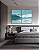 Conjunto com 02 Quadros Decorativos Infinito Azul - Artista James Hilton Becker - Imagem 5