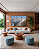 Conjunto com 03 quadros decorativos Praia Azul - Imagem 3