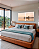Conjunto com 02 quadros decorativos Paisagem Calmaria - Imagem 2