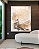 Quadro Decorativo Abstrato Bege, Dourado e Preto - Imagem 2